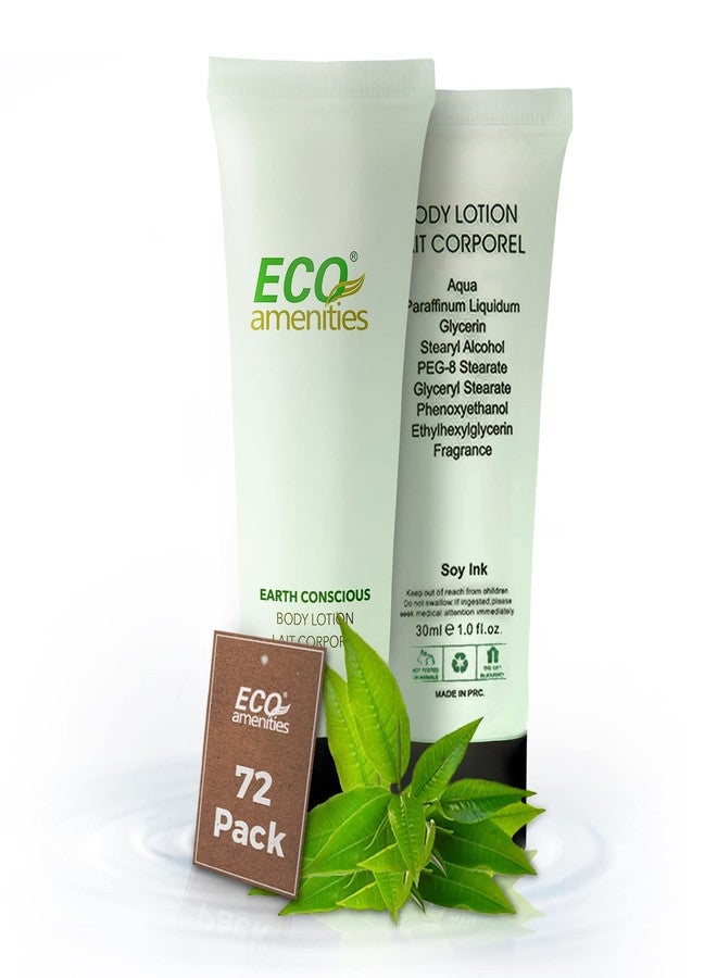 ECO AMENITIES Transparent Tube Flip Cap Individually Wrapped 30ml Body Lotion, 72 Tubes per Case by ECO Amenities - Image 1